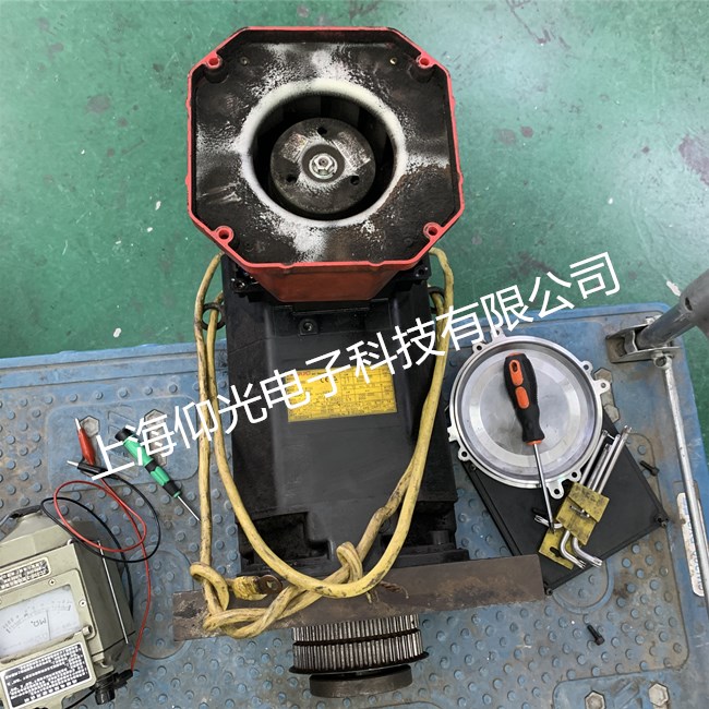 發(fā)那科伺服主軸電機(jī)維修A06B-1446-B103伺服電機(jī)電流過(guò)高故障維修